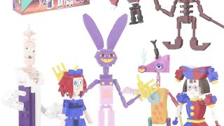 2024 NEW MOC The Amazing Digital Circus 8-in-1 Anime Figures Building Block Set Cute Cartoon Toys for Kids Birthday Gifts