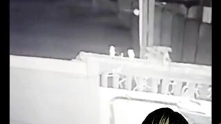 Câmera de segurança filma uma coisa sinistra