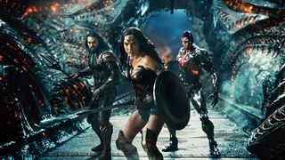 Wonder Woman, Aquaman, Superman, Cyborg vs Steppenwolf Zack Snyder’s Justice League