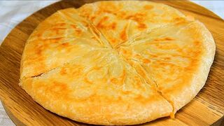 Water with flour! No oven No yeast. Super simple and delicious pan flatbread