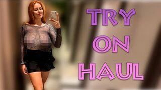 Exploring See through Fashion with Katy _ Transparent Haul 2024