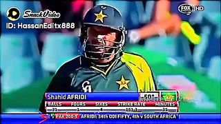 Shahid Afridi great innings against south Africa