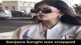 Shilpa Shetty and Sanjana Sanghi Spotted at Airport Viral Masti Bollywood