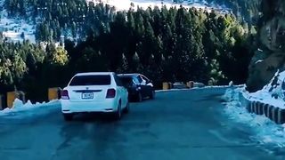 Bagh Kashmir Valley Snowfall View