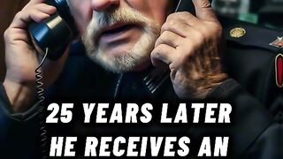 Baby 25 years later he receives .....