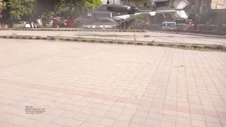 AIR WOLF Take off at Commercial Market