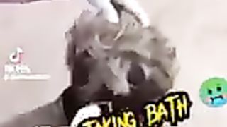 Taking bath he will change totally