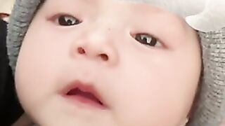 Cute baby cinematic