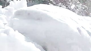 Murree Bhurban Road Snowfall View