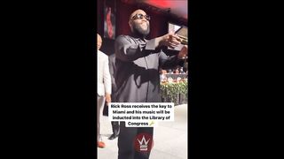 The Boss Of Miami. Rick Ross Gets Honored With The Key To The City Of Miami!