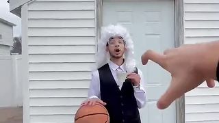 Basketball in the 1700’s ???????? #nba #basketball #funny