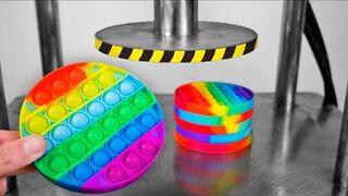 EXPERIMENT_ Hydraulic Press VS Pop IT