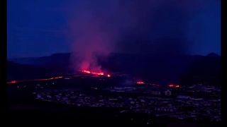 Volcanic Eruption The threat of remains in Iceland.