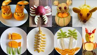 Top 10 Fruit Decoration Ideas _ Super Fruit Decoration _ Fruit curving and cutting Tricks _Fruit Art