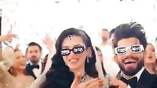 Here_comes_the_bride_and_groom_with_their_gang_bang_❤️#zaraibkishaadi__#holidayswithshorts