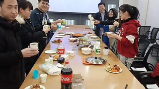 lunch with Chinese friends