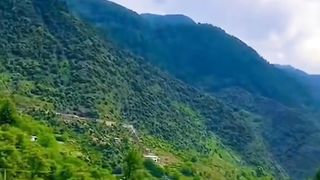 Kashmir Mountain and River View Beautiful