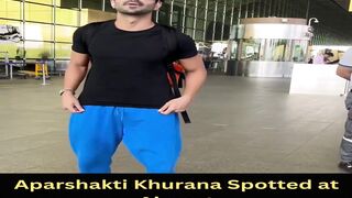 Sidharth Malhotra, Pankaj Tripathi and Aparshakti Spotted at Airport Viral Masti Bollywood