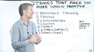 7 Things That Boost Insulin Sensitivity or Reverse Insulin Resistance - Dr. Berg