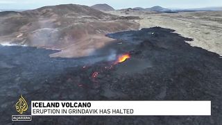 Iceland volcano: Eruption in Grindavik has halted