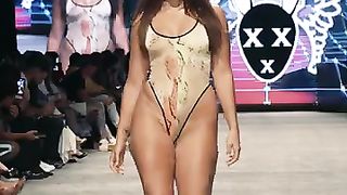 Michelle Ivana Slow Motion Mister Triple X - Miami Swim Week Powered By Art Hearts Fashion