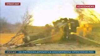 RussianLNR 2nd Army Corps D-20 howitzer crew (and S-60) supporting Wagner in the Bilohorivka