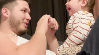 cute boys who can comfort daddy huh, a saving grace