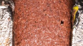 Match crack close up