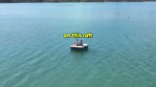 Stranded 100 Hours on a Homemade Raft - Day 3