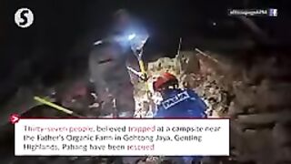 Landslide hits campsite off Genting