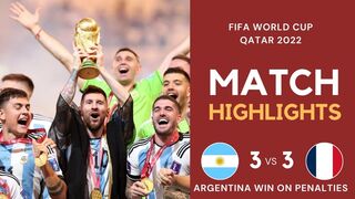 FINAL Match Highlights - Argentina 3 vs 3 France (4:2 PEN) - FIFA World Cup Qatar 2022 | Famous Football
