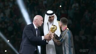 Argentina and Lionel Messi are crowned World Cup champions