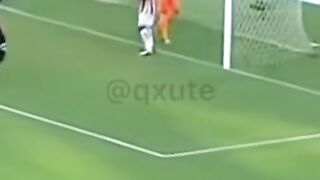 When the player scores the most bizarre own goal in the world