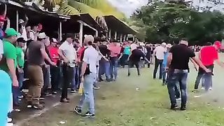 They Had No Care In The World While Using Their Poles At Party!