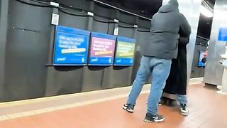 This Fade Ended Quickly After Man Was Pushed On Train Tracks While A Train Was Coming!