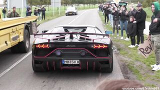 Sportcars leaving a Carshow WILD | SupercarMadness 2023