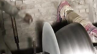 The steel utinsils