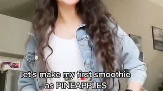 Let’s make a 5 AM SMOOTHIE!!???? #shorts #foryou #viral #fyp #smoothie