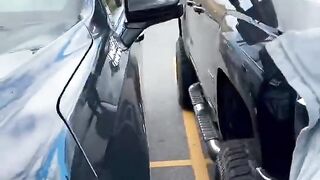WHEN SOMEONE PARKS TOO CLOSE
