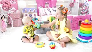 Diana wants to be a good sister for baby Oliver