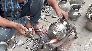 The aluminum utensils