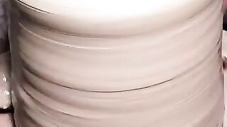 Made of clay