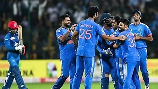 India defeated Afghanistan in the 'Double Super Over' to win the T20I series 0-3