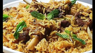 Biryani Mutton Now try cooking Tahri instead of