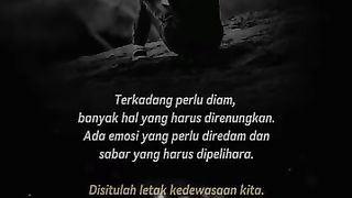 Disitulah letak kedewasaan kita