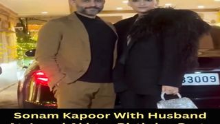 Sonam Kapoor With Husband At Javed Akhtar Birthday Party #sonamkapoor #short #shorts #trending #viral #bollywood #viralshorts