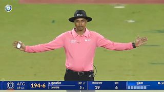 Last thrilling over India vs Afghanistan