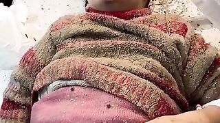 The lonely child in Gaza