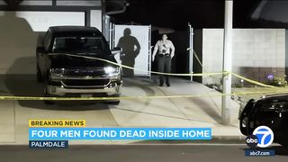 4 men found unresponsive, pronounced dead at Palmdale home