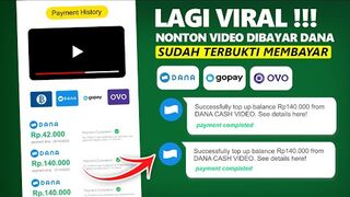MAKE MONEY ONLINE : Nonton VIdeo Dibayar DANA Rp140.000 _ Aplikasi Penghasil Saldo DANA Tercepat 2024.